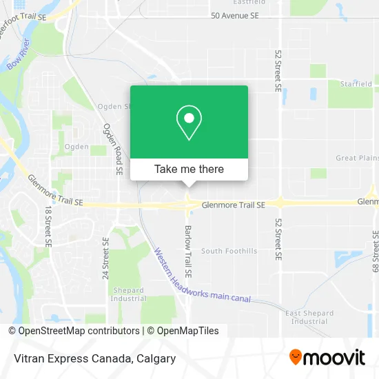 Vitran Express Canada map