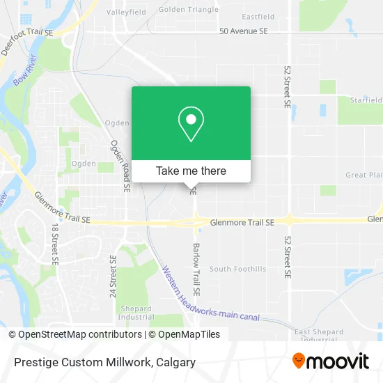 Prestige Custom Millwork map