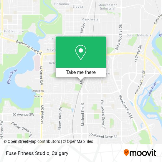Fuse Fitness Studio map