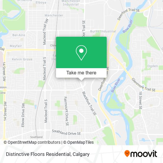 Distinctive Floors Residential map