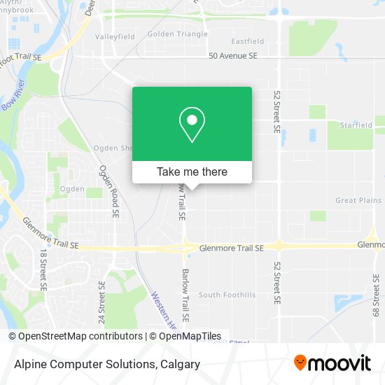 Alpine Computer Solutions map