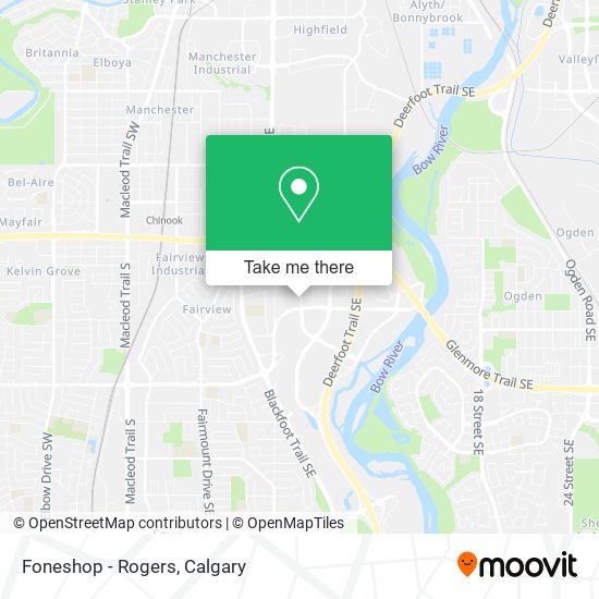 Foneshop - Rogers map