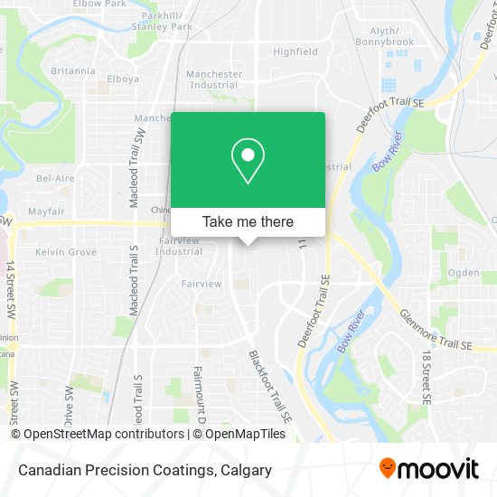 Canadian Precision Coatings map