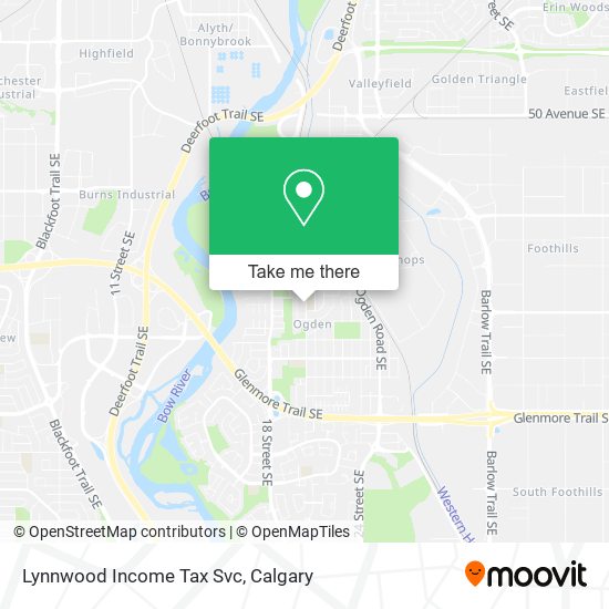Lynnwood Income Tax Svc map