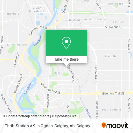 Thrift Station # 9 in Ogden, Calgary, Ab plan