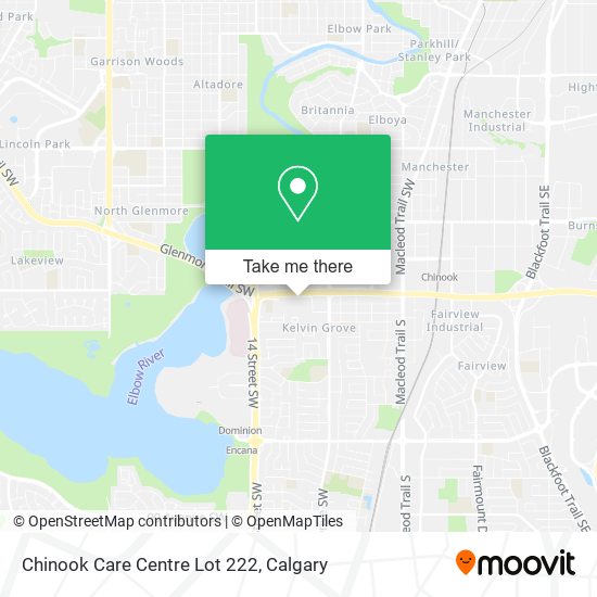 Chinook Care Centre Lot 222 plan