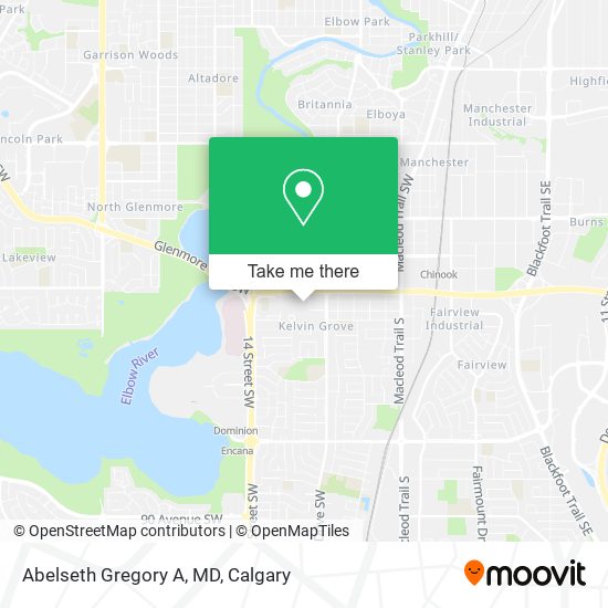 Abelseth Gregory A, MD map