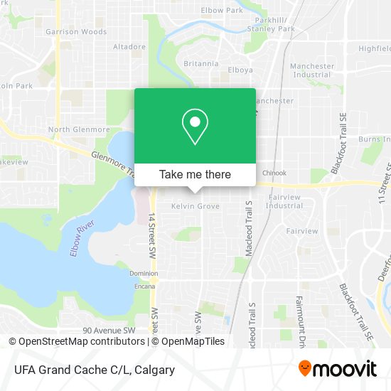 UFA Grand Cache C/L map