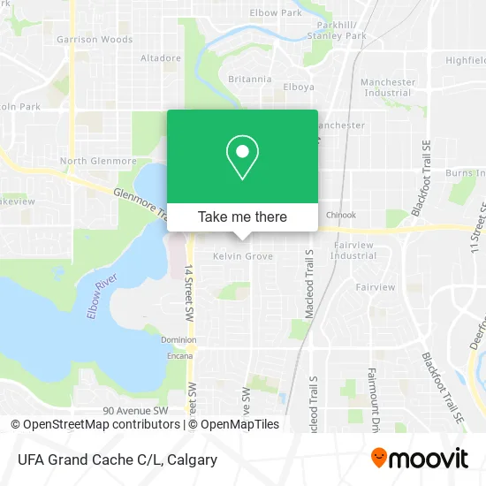 UFA Grand Cache C/L map