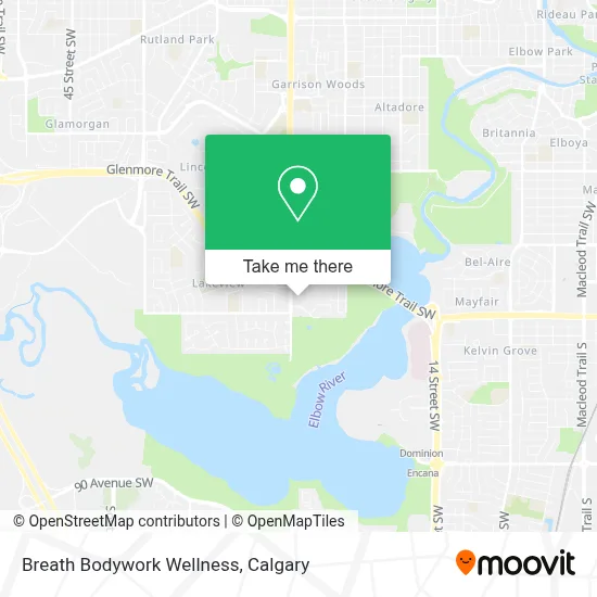 Breath Bodywork Wellness map