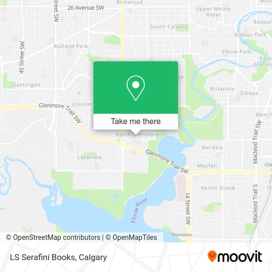 LS Serafini Books map