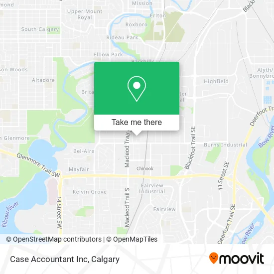 Case Accountant Inc map