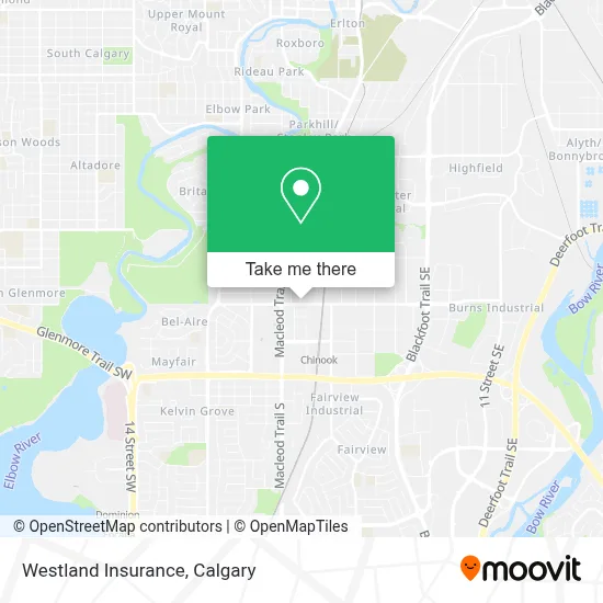 Westland Insurance map