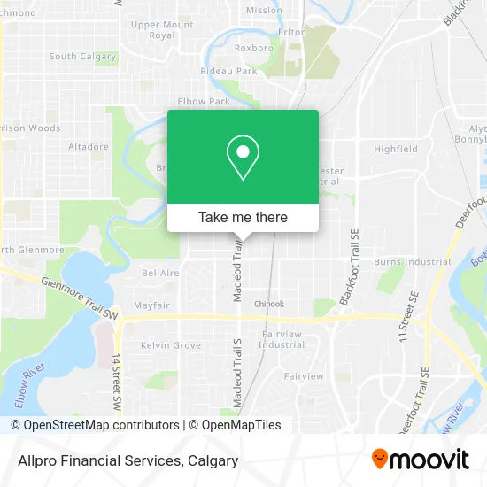 Allpro Financial Services map