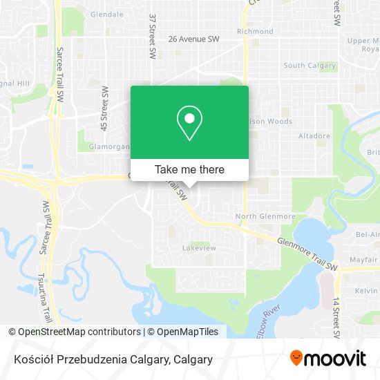 Kościół Przebudzenia Calgary map