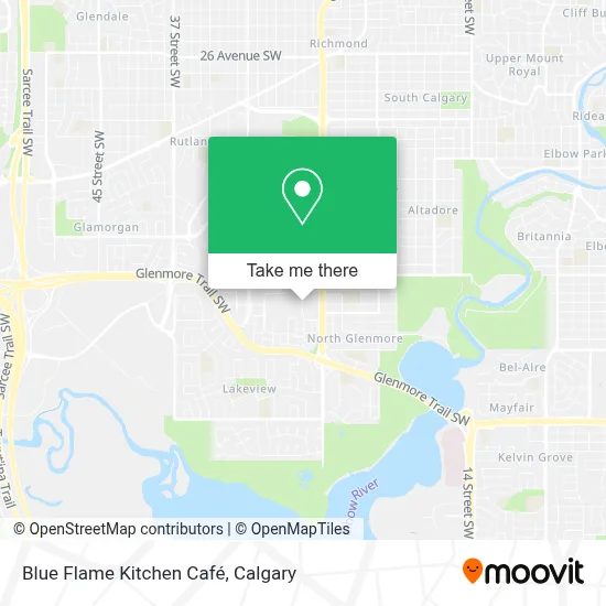 Blue Flame Kitchen Café map