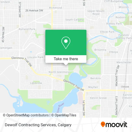 Dewolf Contracting Services map