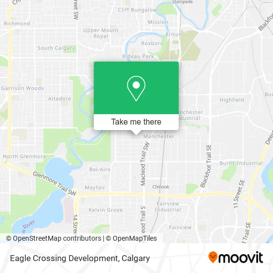 Eagle Crossing Development map