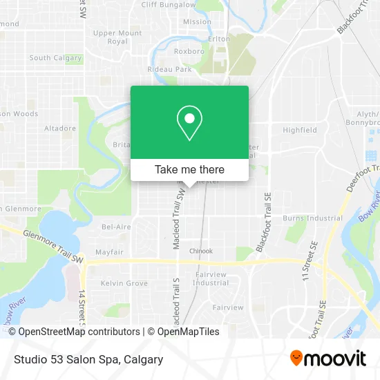 Studio 53 Salon Spa map