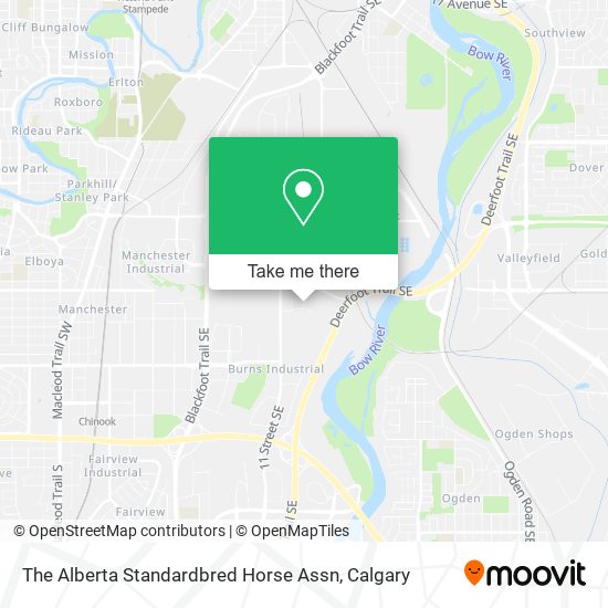 The Alberta Standardbred Horse Assn map