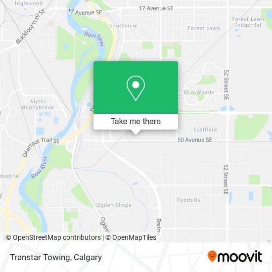 Transtar Towing map