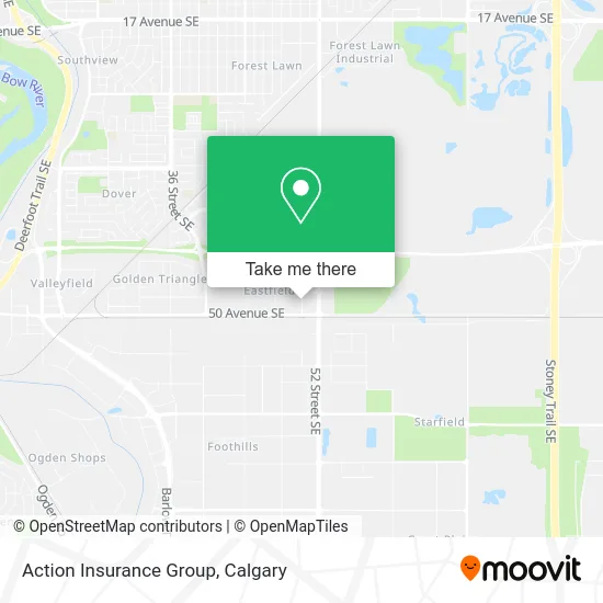 Action Insurance Group map
