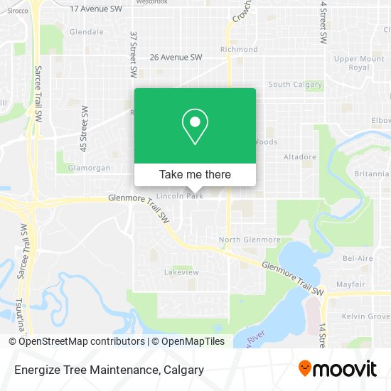 Energize Tree Maintenance map