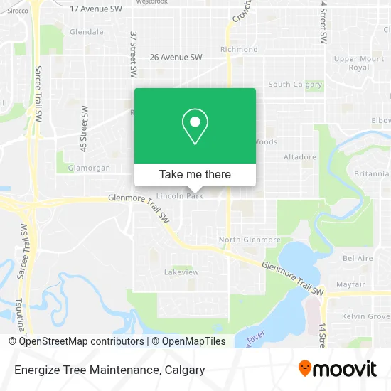 Energize Tree Maintenance map