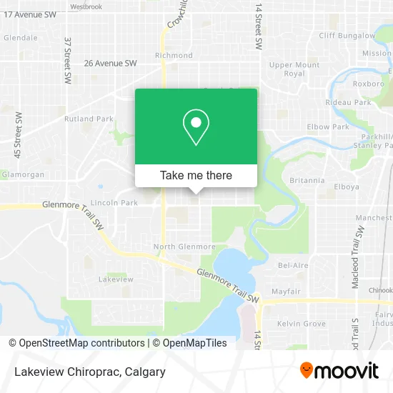 Lakeview Chiroprac map