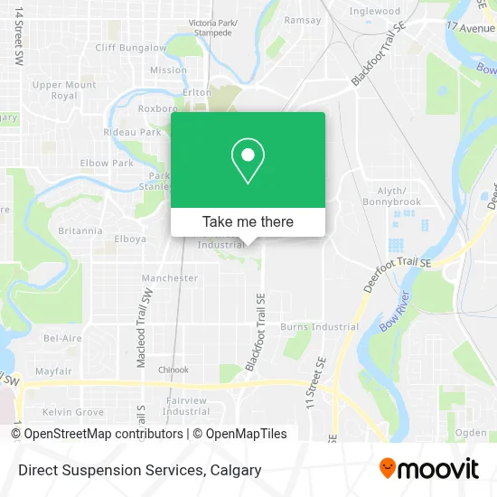 Direct Suspension Services map