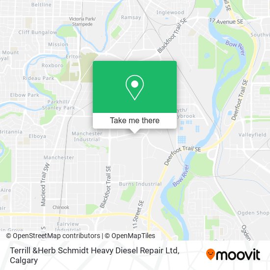 Terrill &Herb Schmidt Heavy Diesel Repair Ltd map