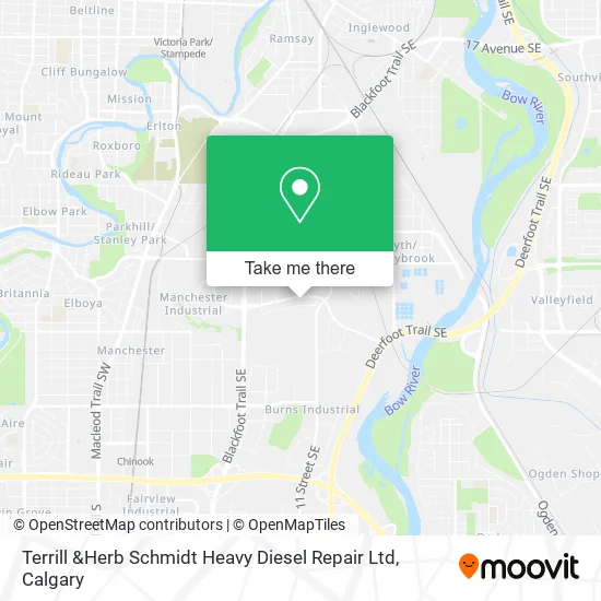 Terrill &Herb Schmidt Heavy Diesel Repair Ltd map