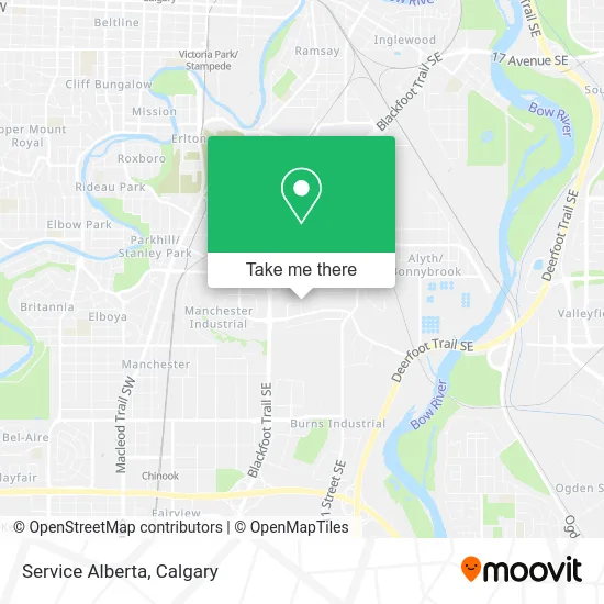 Service Alberta map