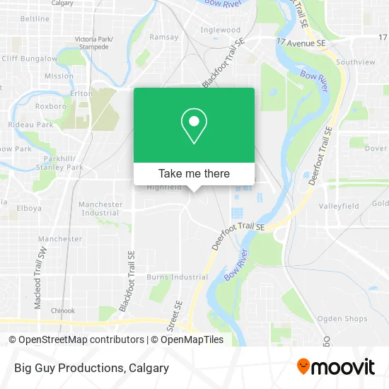 Big Guy Productions map