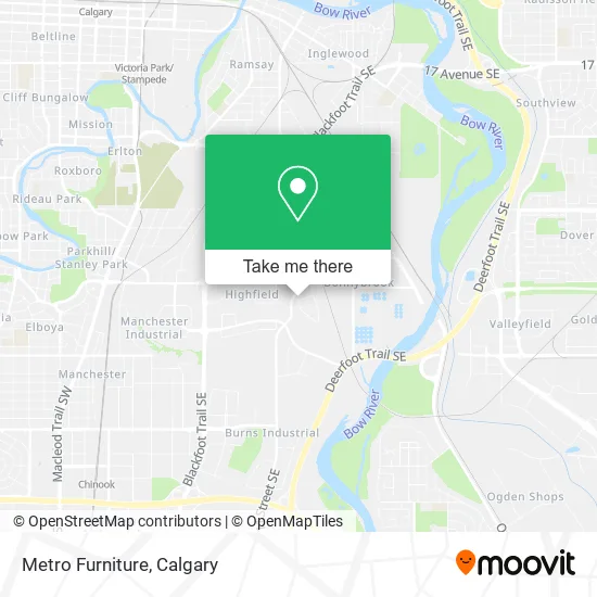 Metro Furniture map