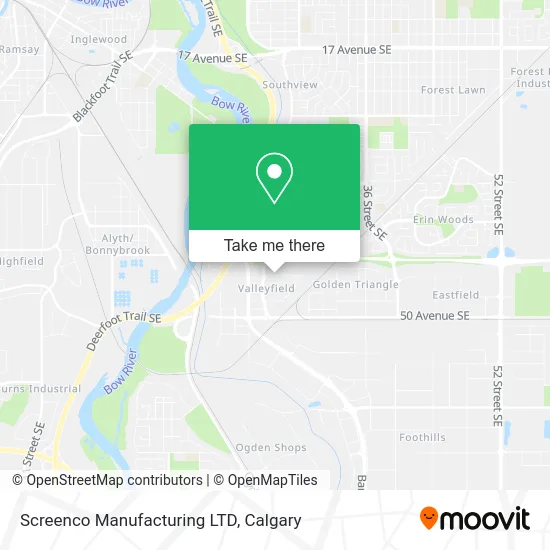 Screenco Manufacturing LTD map