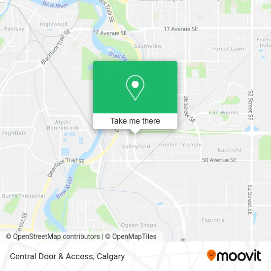 Central Door & Access map