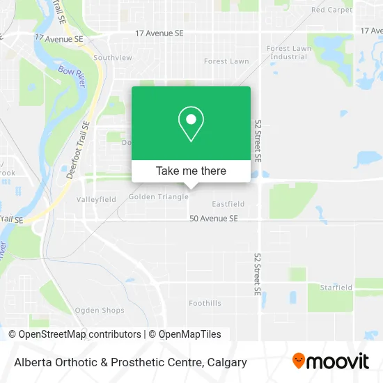 Alberta Orthotic & Prosthetic Centre map