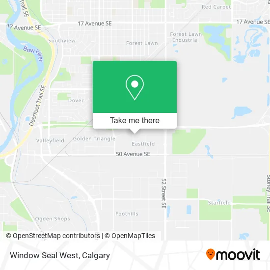 Window Seal West map