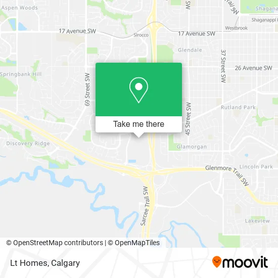Lt Homes map