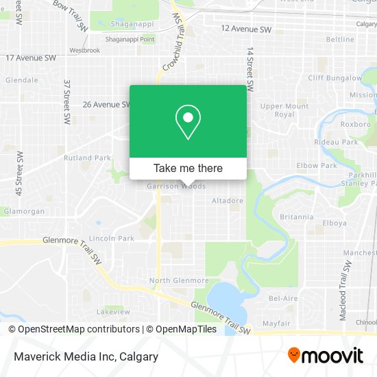 Maverick Media Inc map