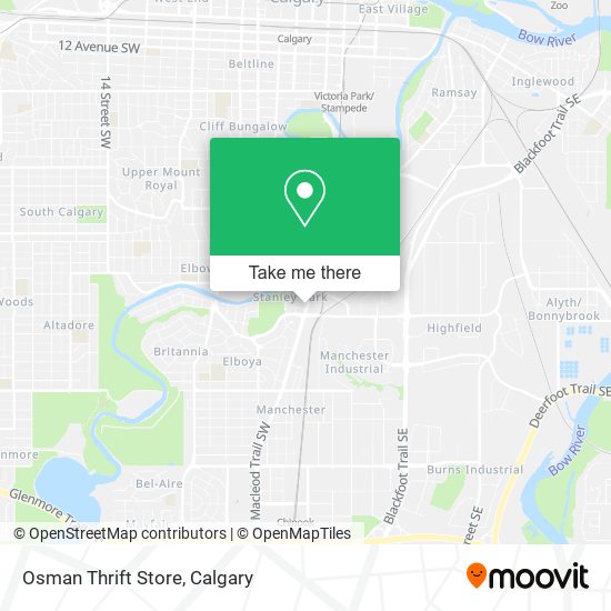 Osman Thrift Store plan