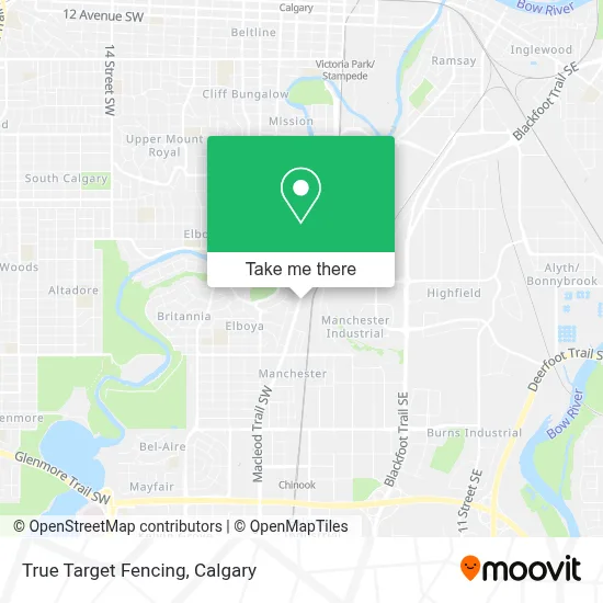 True Target Fencing map