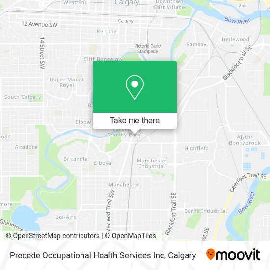 Precede Occupational Health Services Inc map