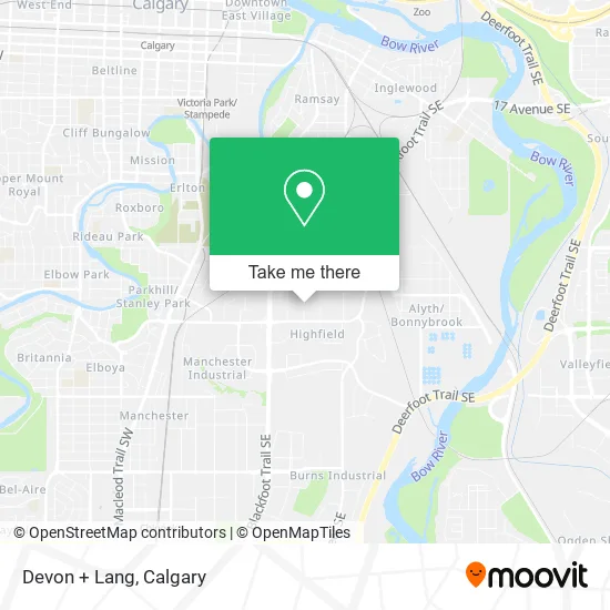 Devon + Lang map
