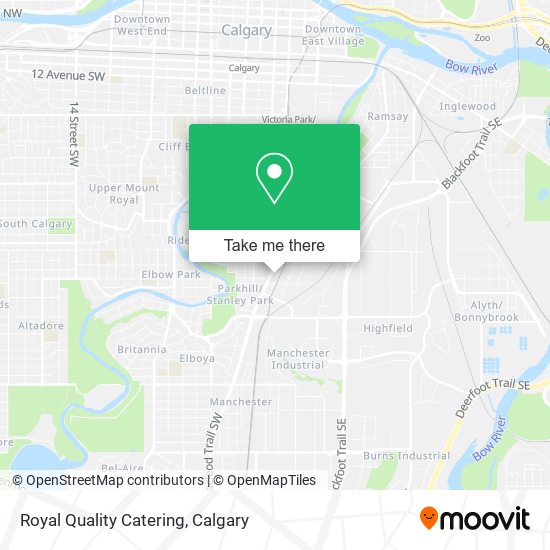 Royal Quality Catering map
