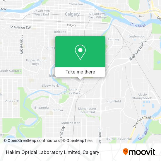 Hakim Optical Laboratory Limited map