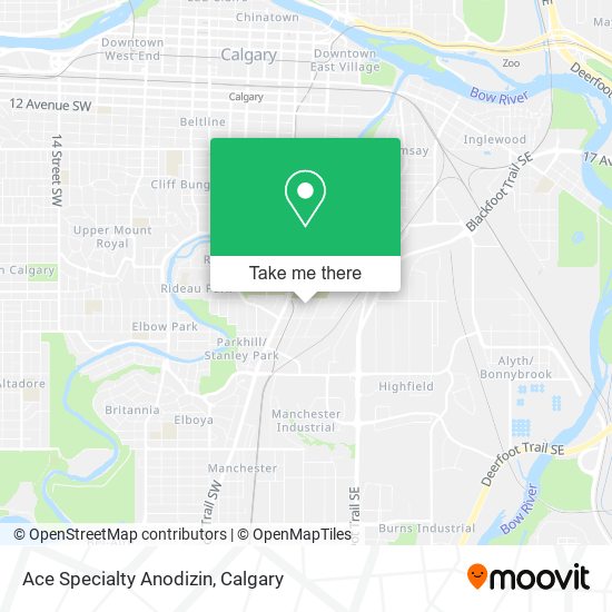 Ace Specialty Anodizin map
