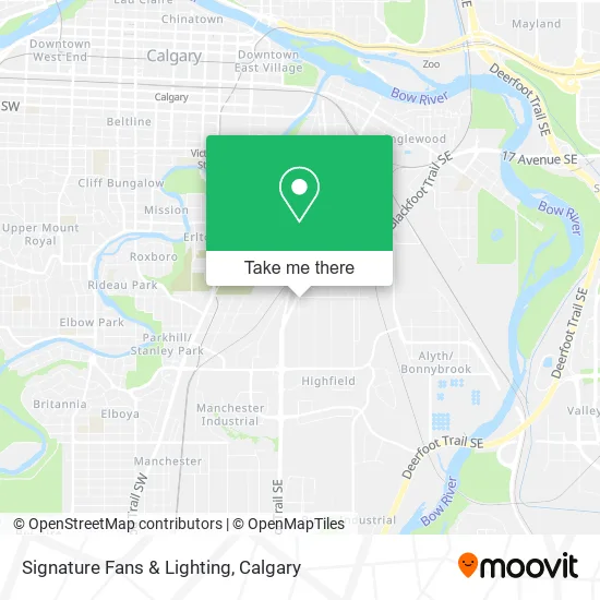 Signature Fans & Lighting map