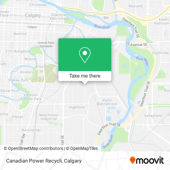 Canadian Power Recycli map
